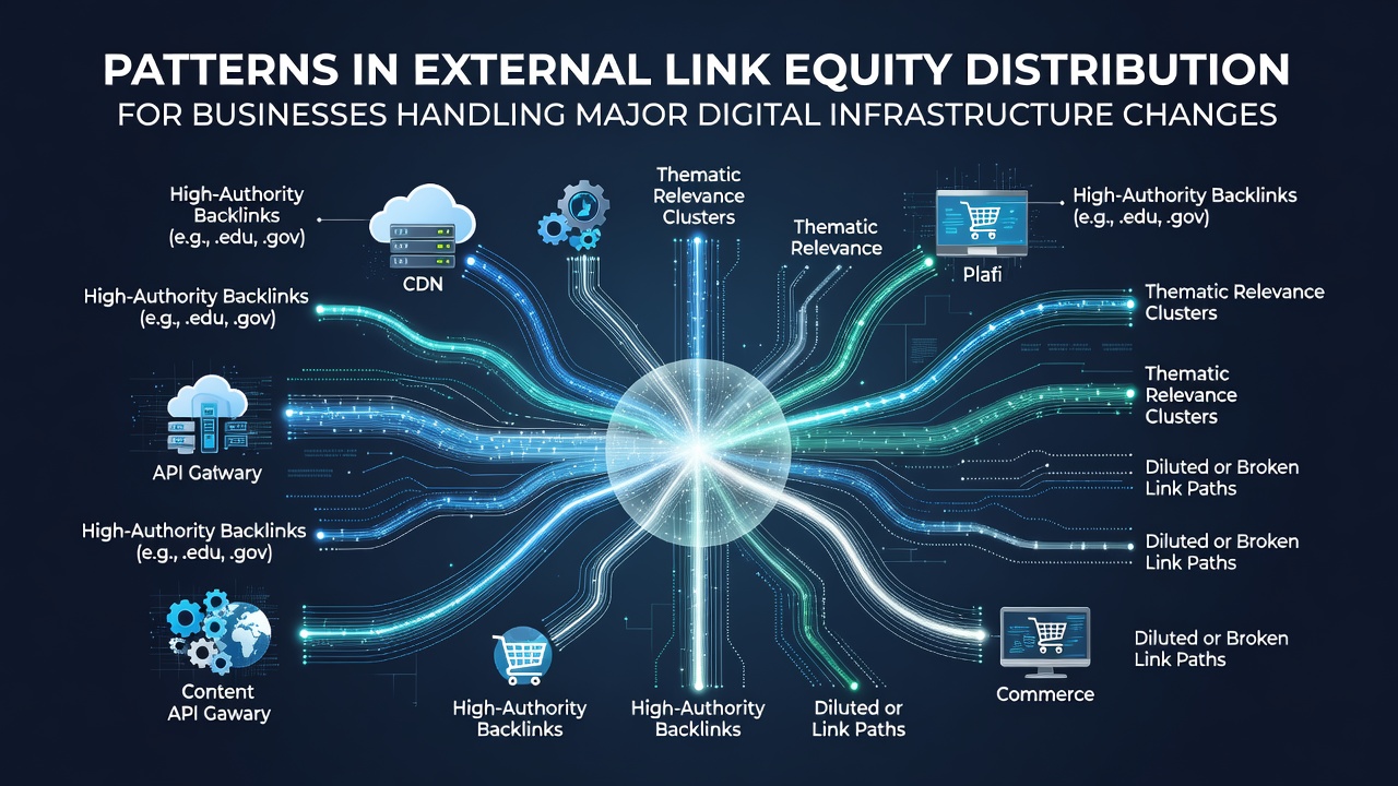 Patterns in External Link Equity Distribution for Businesses Handling Major Digital Infrastructure Changes