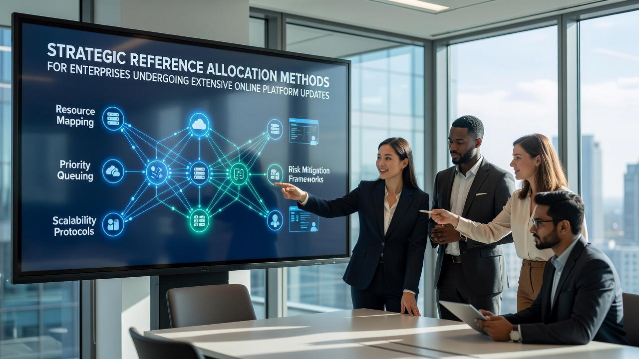 Strategic Reference Allocation Methods for Enterprises Undergoing Extensive Online Platform Updates